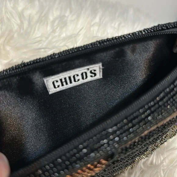 Chic Beaded Fan Clutch by Chico’s - Picture 8 of 11